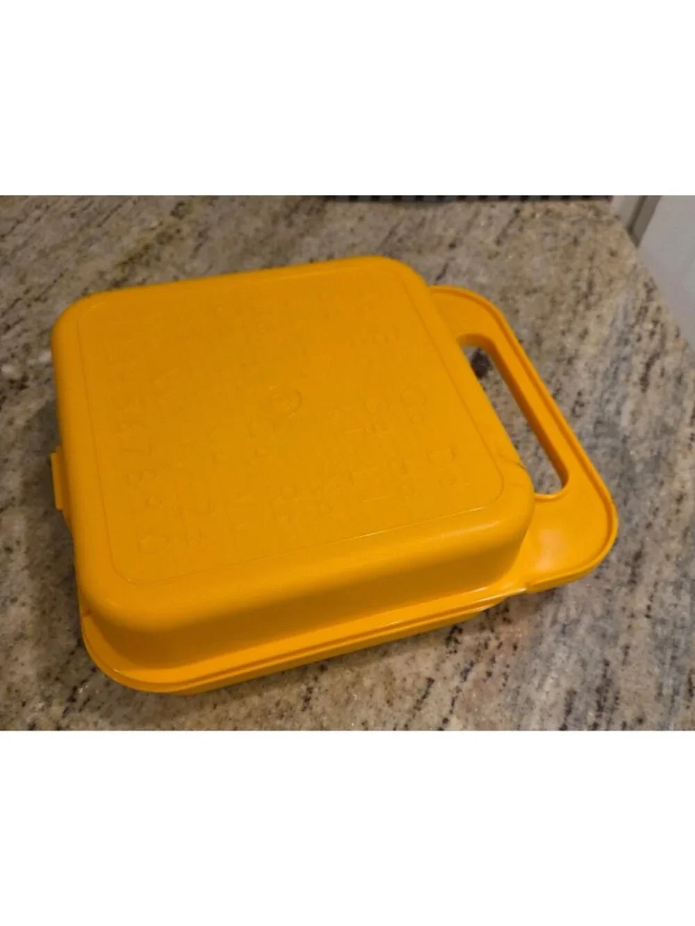 Tupperware stencil case